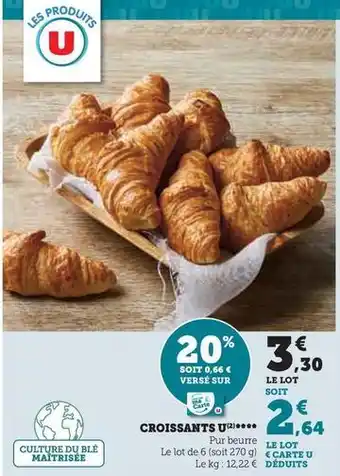 U Express U - croissants offre