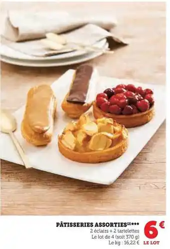 Pâtisseries assorties