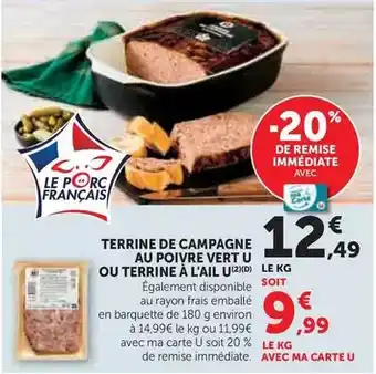 Hyper U Fraise gariguette offre