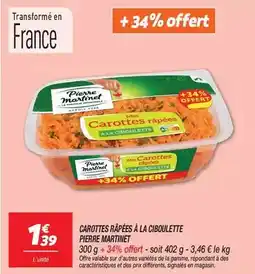 Hyper U Tapas moroni offre
