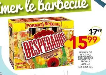 Stokomani DESPERADOS LE PACK DE 15 X 33 CL DESPERADOS AROMATISÉE TEQUILA offre