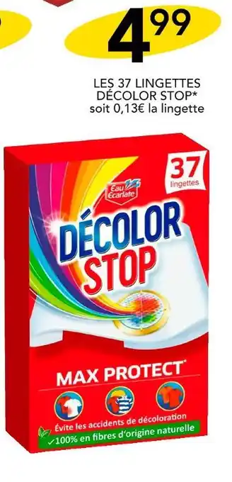 DÉCOLOR STOP LES 37 LINGETTES