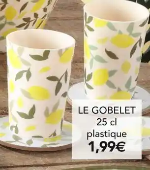 Stokomani LE GOBELET offre