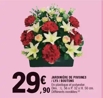 E.Leclerc Jardinière de Pivoines offre