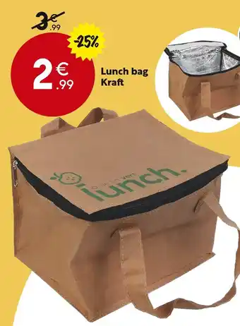 Maxi Bazar Lunch bag Kraft offre