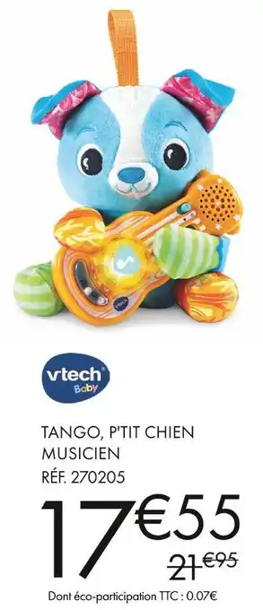 Aubert Vtech Baby TANGO, P'TIT CHIEN MUSICIEN offre