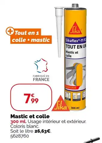 Weldom Sika Mastic et colle offre