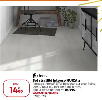 Weldom Artens Sol stratifié intenso NUIZA 3 offre