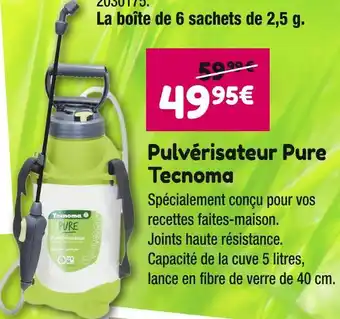 Point Vert Tecnoma Pulvérisateur Pure offre