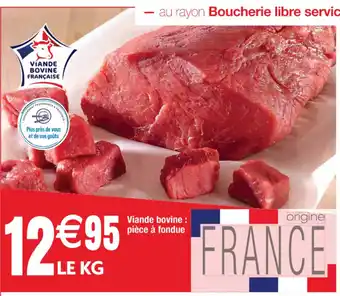 Viande Bovine : Pièce à Fondue