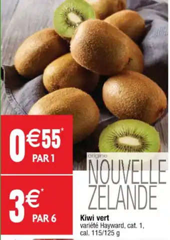 Cora x Carrefour Kiwi Vert offre