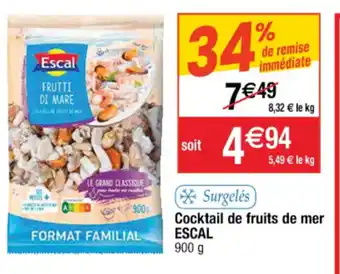 Cora x Carrefour Cocktail de fruits de mer offre