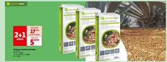 Auchan gardenstar COPEAUX DE BOIS NATUREL offre