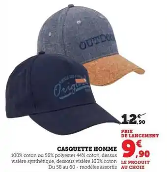 Casquette homme