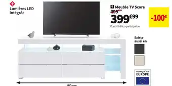 Conforama MEUBLE TV SCORE offre