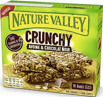 Petit Casino BARRES CRUNCHY AVOINE & CHOCOLAT NOIR offre
