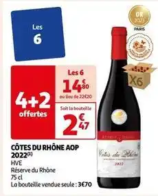 Auchan Cotes - du rhone offre