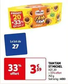 Auchan St michel - tam tam offre