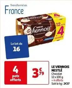 Auchan Nestlé - le viennois offre