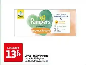 Auchan Pampers - lingettes offre