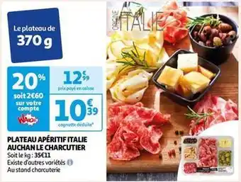 Auchan Auchan - plateau apéritif italie le charcutier offre