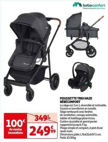 Auchan poussette trio online