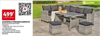 Auchan Gardenstar - salon repas 6/7 personnes offre