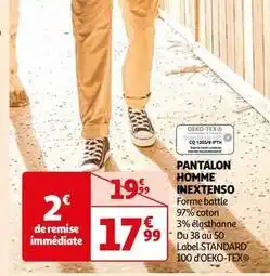 Auchan Inextenso - pantalon homme offre