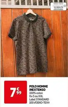 Auchan Inextenso - polo homme offre