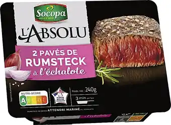 PAVÉS DE RUMSTECK L’ÉCHALOTE L’ABSOLU