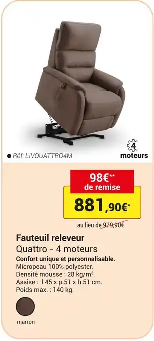 Technicien de Santé Fauteuil releveur offre