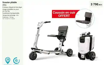 Technicien de Santé Scooter pliable offre