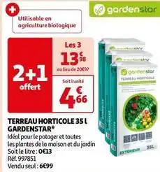 Auchan Gardenstar - terreau horticole offre