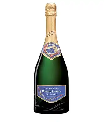 Champagne Vranken Demoiselle - Brut - 75 cl - étiquette abîmée