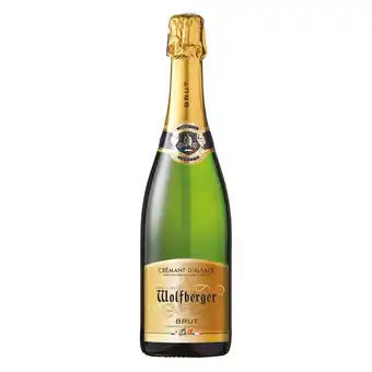E.Leclerc Crémant d'Alsace AOP Wolfberger - Brut - 75 cl - étiquette abîmée offre