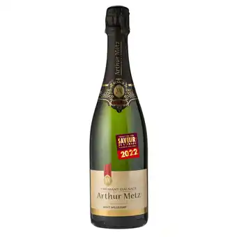 E.Leclerc Crémant d'Alsace AOP Arthur Metz - Brut, 2020 - 75 cl - étiquette abîmée offre