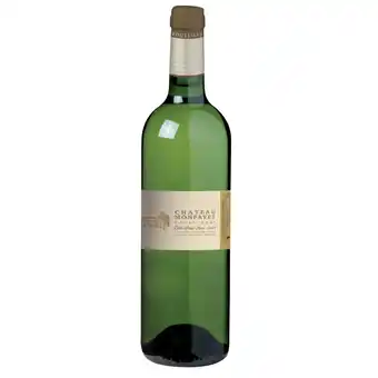 E.Leclerc Château Monfayet Cuvée Anae, 2022 - Entre-Deux-Mers AOP - Blanc Sec - étiquette abîmée - 75 cl offre