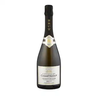 E.Leclerc Crémant de Loire AOP Château De Champteloup Tête de Cuvée - Brut - 75 cl - étiquette abîmée offre