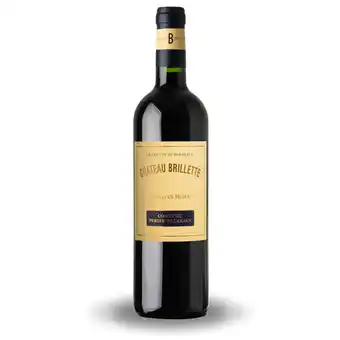 E.Leclerc Château Brillette, 2020 - Moulis ou Moulis-en-Médoc AOP - Rouge - 75 cl - étiquette abîmée offre