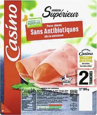 Spar JAMBON SUPÉRIEUR SANS ANTIOBIOTIQUES DÈS LA NAISSANCE offre