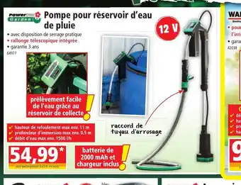 Norma Pompe pour réservoir d'eau offre