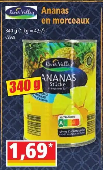 Norma Ananas en morceaux offre