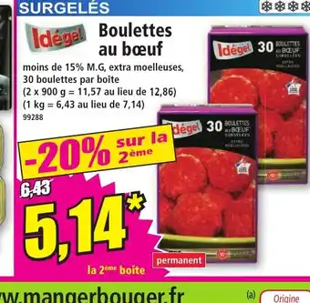 IdĂ©gel Boulettes au bĆuf