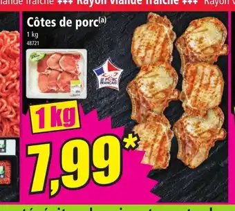 Norma Côtes de porc(a) offre