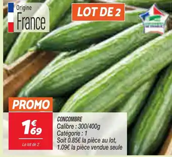 Netto CONCOMBRE offre