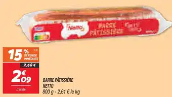 Netto BARRE PÂTISSIÈRE NETTO offre
