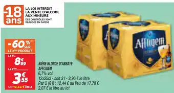 BIÈRE BLONDE D'ABBAYE AFFLIGEM
