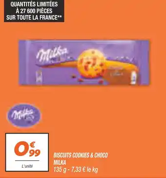 Netto BISCUITS COOKIES & CHOCO MILKA offre