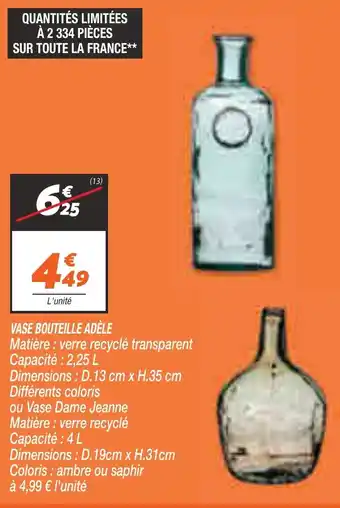 Netto VASE BOUTEILLE ADÈLE offre