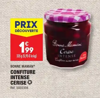 ALDI BONNE MAMAN® CONFITURE INTENSE CERISE offre